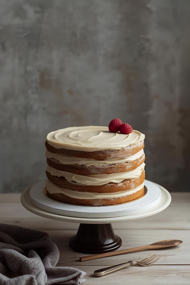 Cake illustrating the six building blocks of baking